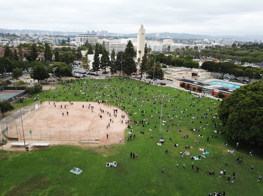 Students Organize Socially Distanced Protest