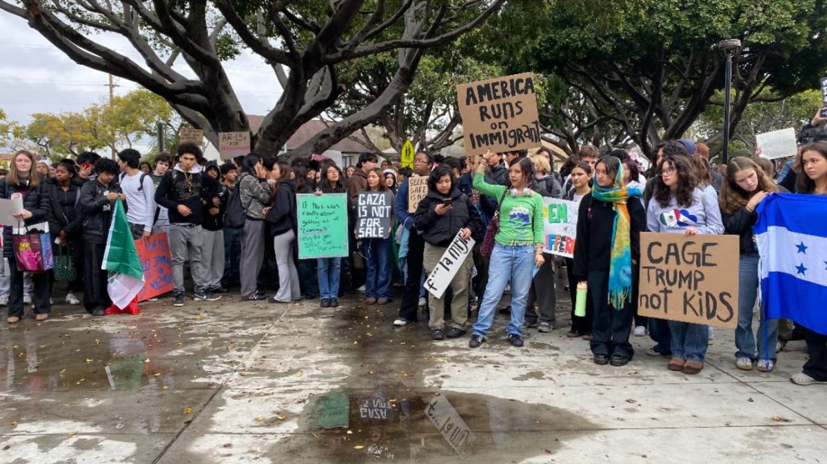 Students Walk Out to Protest Trump Policies